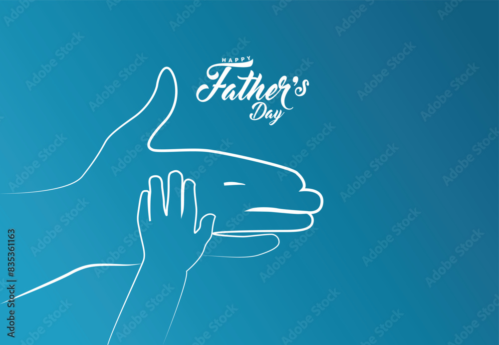 Happy Father's day concept vector background. Father giving son ride on back. Father and son with text happy father's day. Happy Father's day concept vector background. Father giving son ride on back. Father and son with text happy father's day.