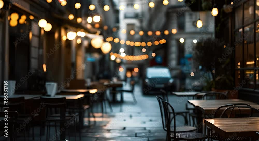 4k timelapse of calm evening city cafe with looping virtual animation. Concept Timelapse, Evening, Cafe, Virtual Animation, 4K 4k timelapse of calm evening city cafe with looping virtual animation. Concept Timelapse, Evening, Cafe, Virtual Animation, 4K