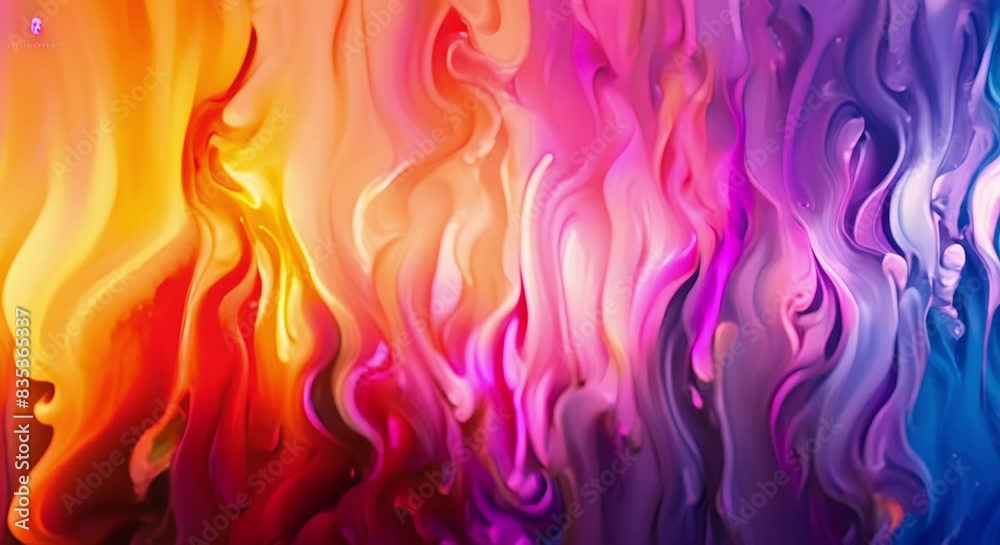 Vibrant Abstract Oil Painting with Textured Brush Strokes on Canvas. Concept Abstract Art, Oil Painting, Vibrant Colors, Textured Brush Strokes, Canvas Art Vibrant Abstract Oil Painting with Textured Brush Strokes on Canvas. Concept Abstract Art, Oil Painting, Vibrant Colors, Textured Brush Strokes, Canvas Art