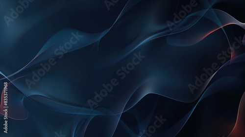 A blue and red wave pattern with a lot of detail. The image is abstract and has a moody atmosphere.