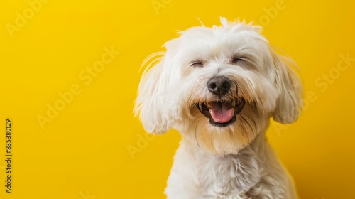 The Cute Happy Dog photo
