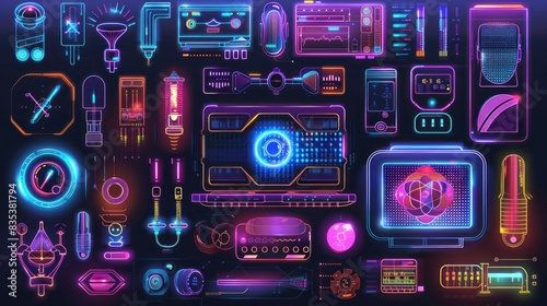 vector neon packs