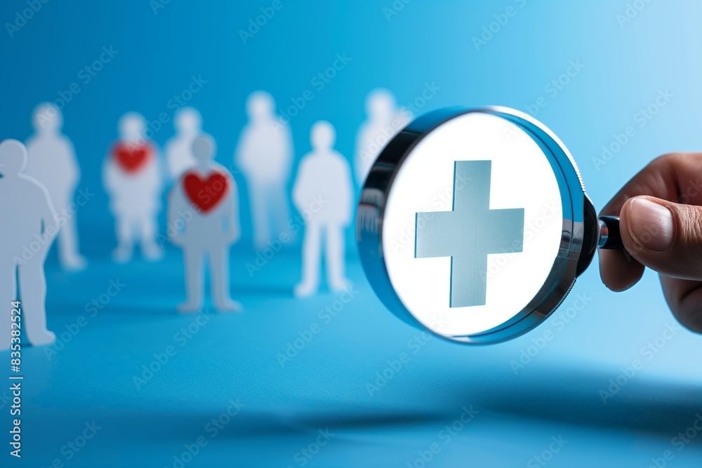 Health Insurance with Medical Icon: Access to Welfare Concept Health Insurance with Medical Icon: Access to Welfare Concept
