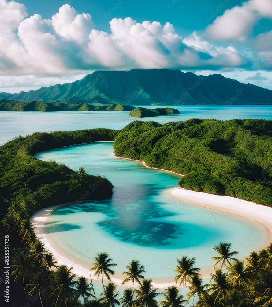 Fototapeta premium Fiji Tropical Paradise