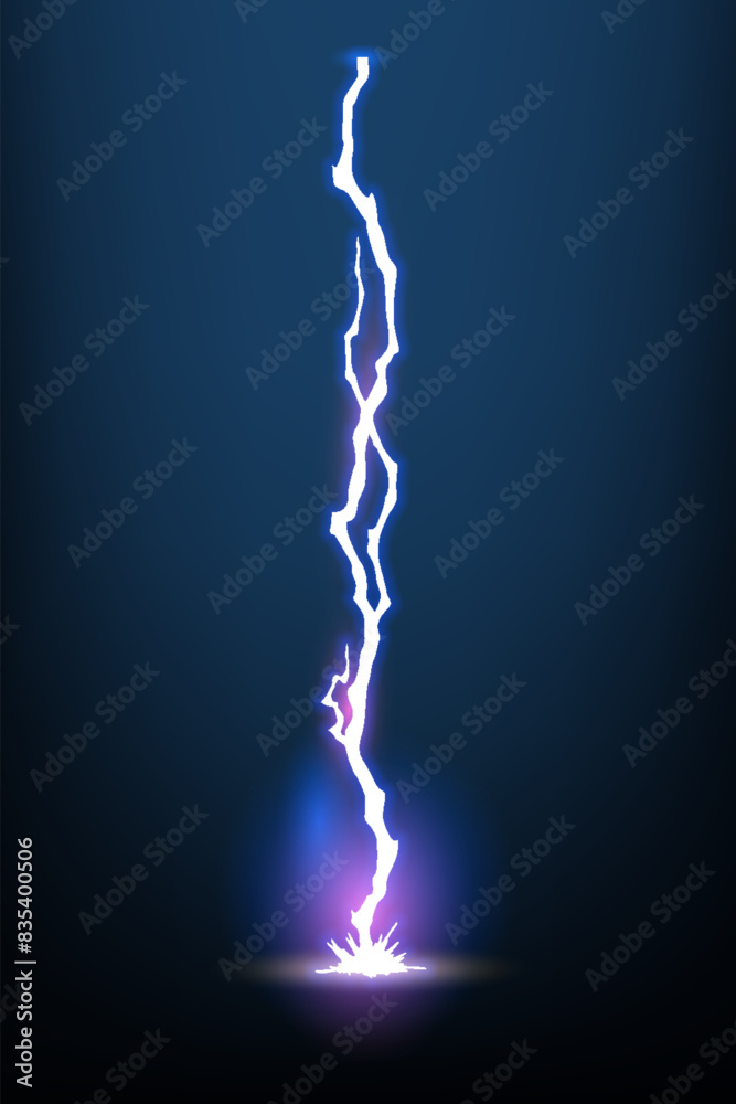 Lightning animation with sparks. Electricity thunderbolt danger, light electric powerful thunder. Bright energy effect, vector illustration Lightning animation with sparks. Electricity thunderbolt danger, light electric powerful thunder. Bright energy effect, vector illustration