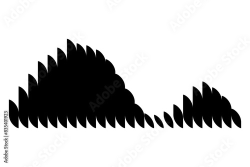Sound wave. Audio digital equalizer technology, musical pulse vector Illustration. Voice line waveform or volume level symbol. Curve radio wave
