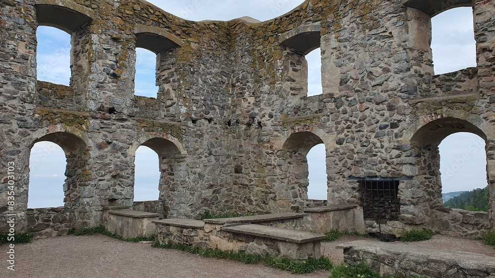 The ruins of Brahehus Castle are located 3 km outside of Gränna in Jönköping County in the province of Småland, Sweden. Lake Vättern and the island of Visingsö are nearby. 