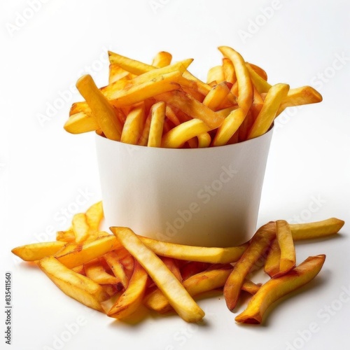 Generative ai realsitic white background elements