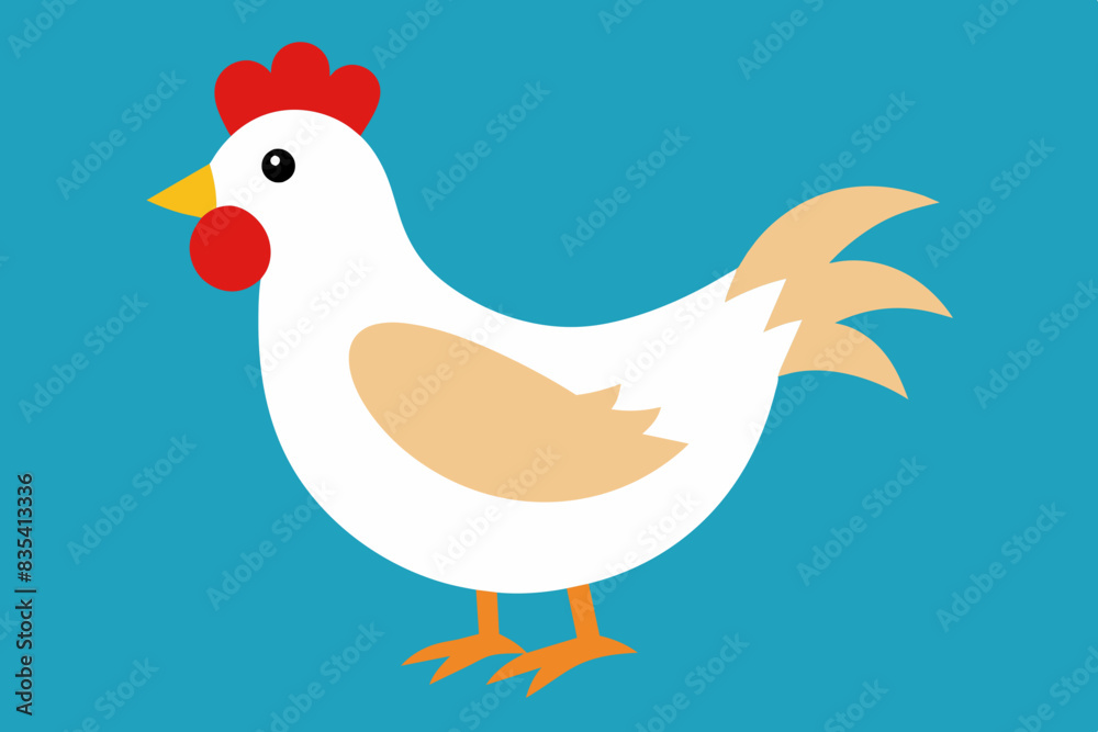 gallian chicken vector illustration gallian chicken vector illustration