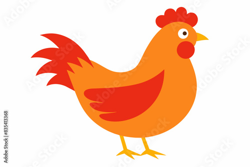 gallian chicken vector illustration