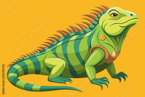 iguana animal vector illustration