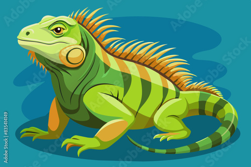 iguana animal vector illustration