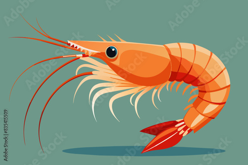 shrimp vector illustration