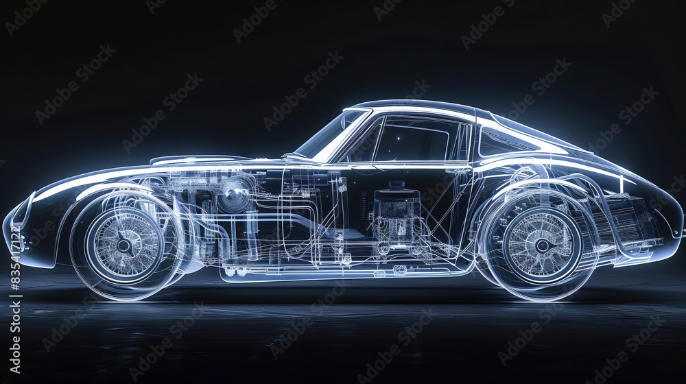 Explore the future of automotive technology through stunning Xray images revealing the inner workings of futuristic cars Explore the future of automotive technology through stunning Xray images revealing the inner workings of futuristic cars