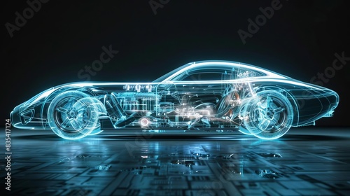 Explore the future of automotive technology through stunning Xray images revealing the inner workings of futuristic cars