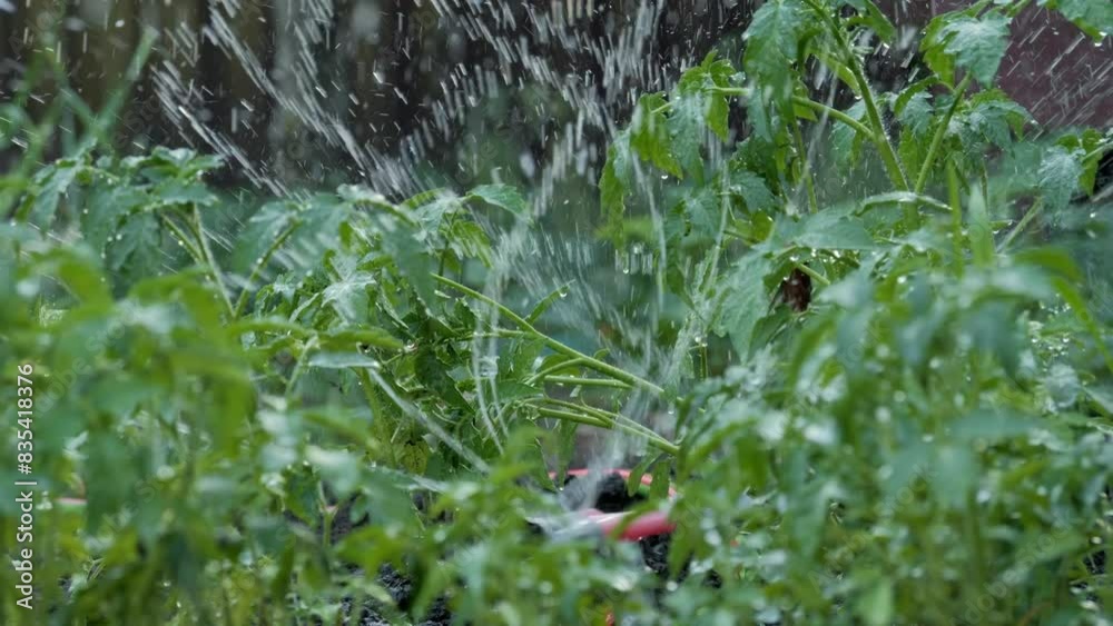 Sprinkler. Irrigation of the garden. Smart garden activated with full automatic sprinkler irrigation system working in a green park. Sprinkler. Irrigation of the garden. Smart garden activated with full automatic sprinkler irrigation system working in a green park.