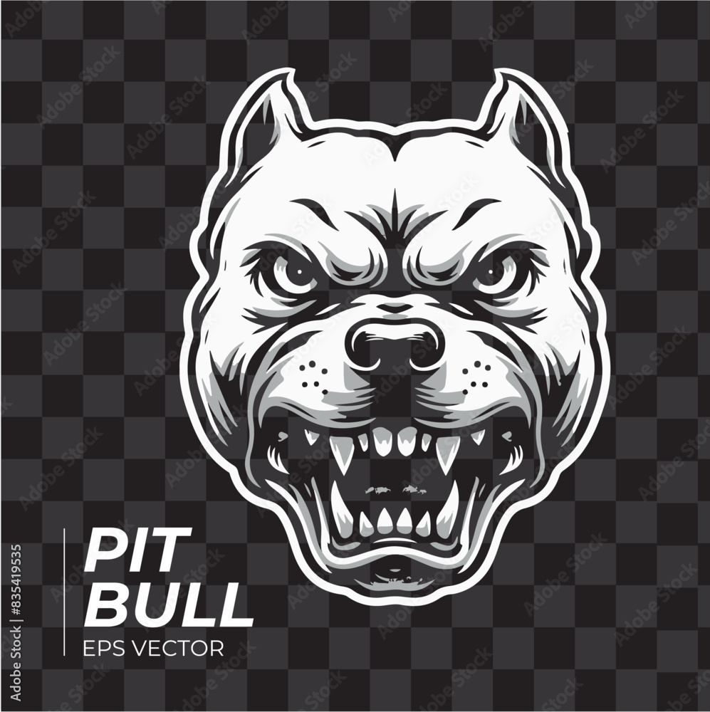 Pitbull vector, EPS 100% quality Pitbull vector, EPS 100% quality