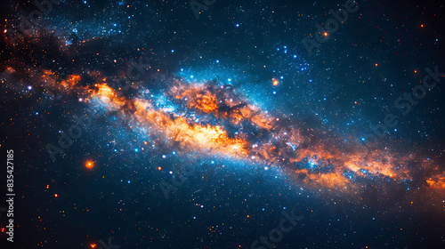 detailed photograph of the Milky Way galaxy's CarinaSagittarius Arm captured from the Paranal Observatory in Chile