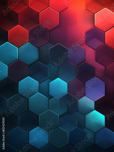 abstract background with hexagonal shapes
 photo