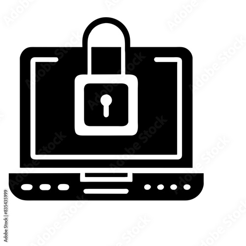 Cybersecurity icon AI Generated