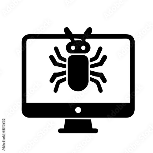 Cybersecurity icon AI Generated