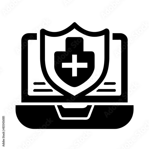 Cybersecurity icon AI Generated