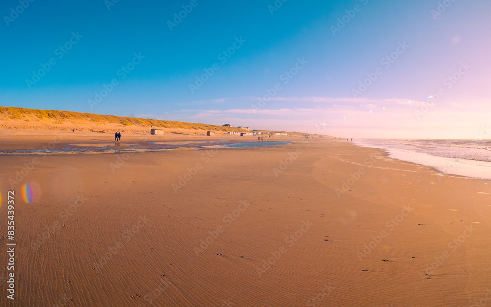 Beautiful Coastline of the nordic sea in the Netherlands Beautiful Coastline of the nordic sea in the Netherlands
