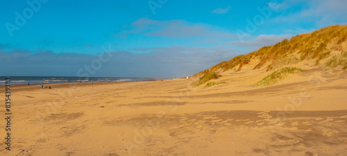 Beautiful Coastline of the nordic sea in the Netherlands