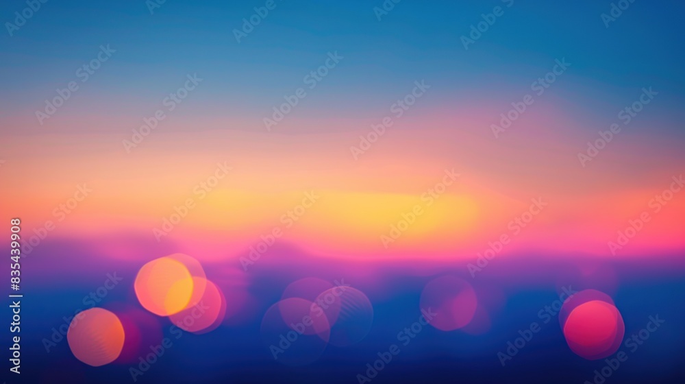 colorful sky with a blue sky in the background