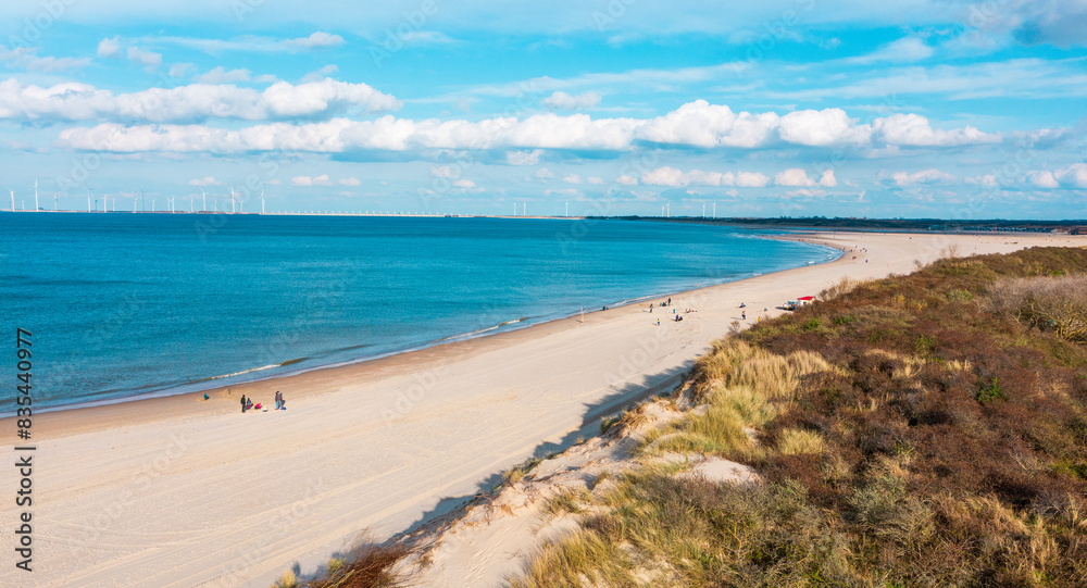 Beautiful Coastline of the nordic sea in the Netherlands Beautiful Coastline of the nordic sea in the Netherlands