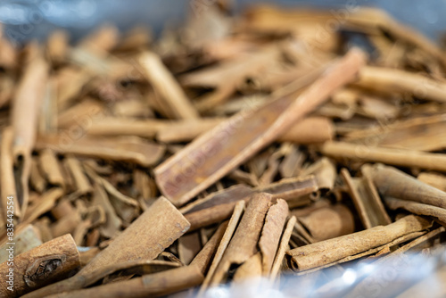 Foto a Warm Cinnamon Baking Aromatic Spices in Rustic Kitchen