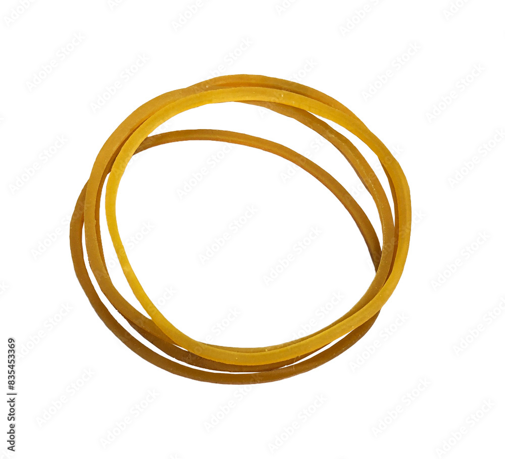 Rubber bands on transparent background Rubber bands on transparent background