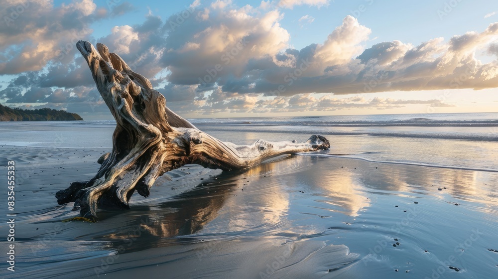 Fototapeta premium Beach driftwood