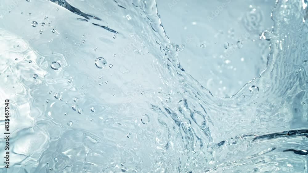 Super Slow Motion Shot of Pure Water Followed by Camera Splashing into Surface at 1000fps. Super Slow Motion Shot of Pure Water Followed by Camera Splashing into Surface at 1000fps.