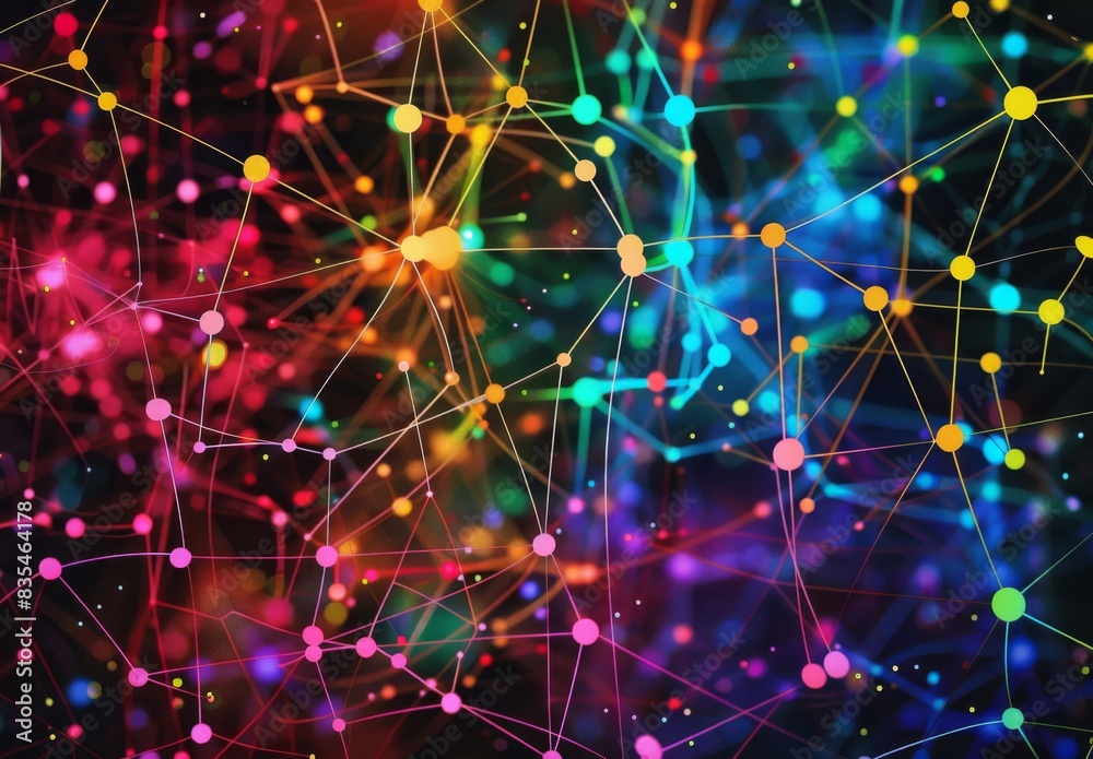 Conceptual depiction of a business network grid. Conceptual depiction of a business network grid.