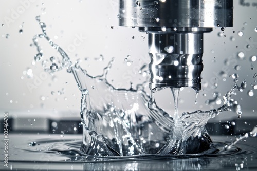 Precision Machining with Coolant Splash