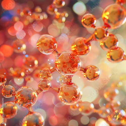 Conjugated Linoleic Acid CLA   Fat Loss A 3D image of CLA molecules targeting and reducing fat cells