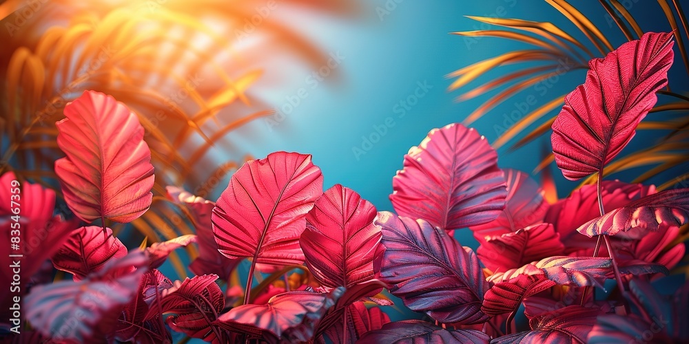 bright creative commercial photography that conveys the mood of summer, vacation, summer minimalistic background, sunny summer weather, beautiful high class feel to the image, nature meets art, high
