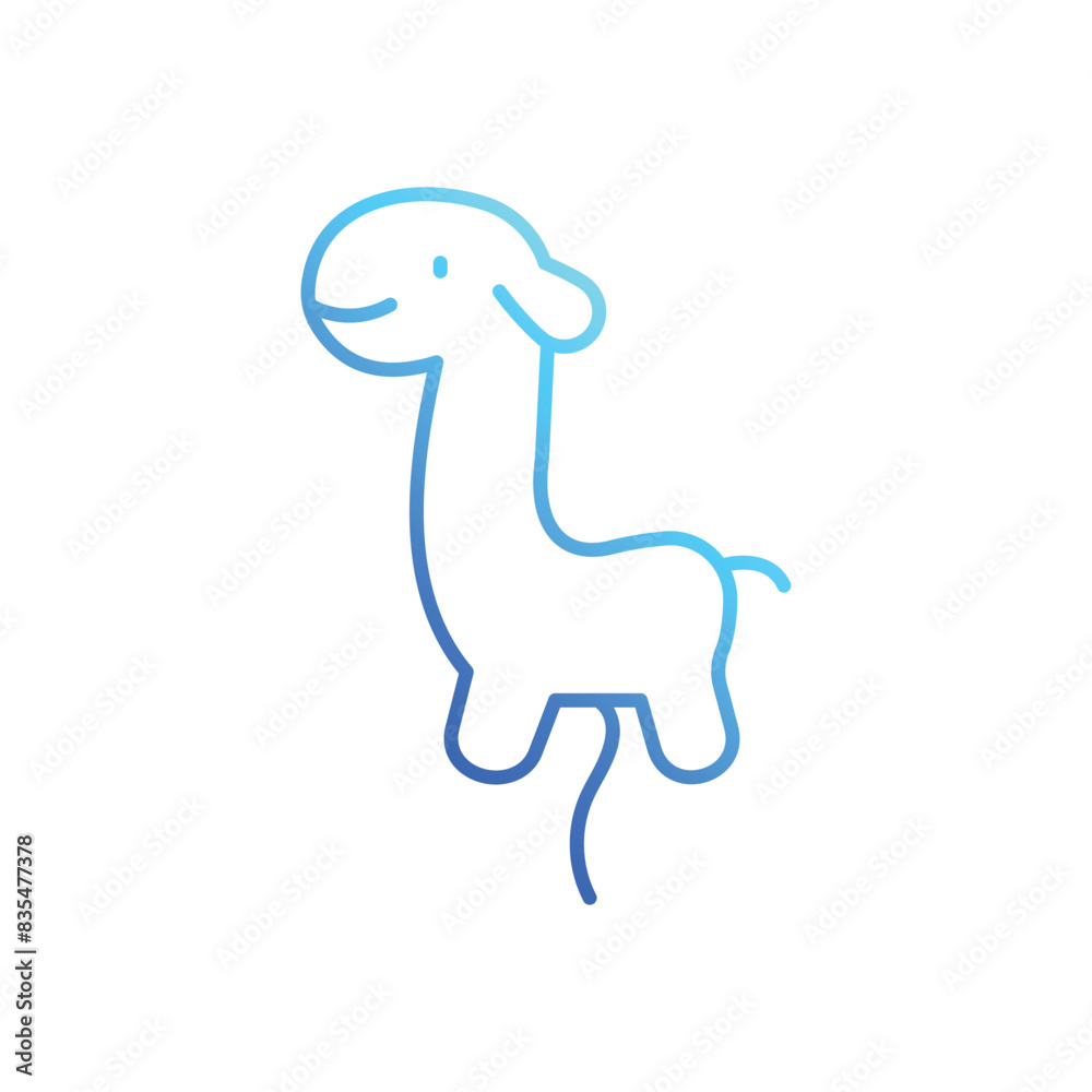 Balloon Animals vector icon Balloon Animals vector icon
