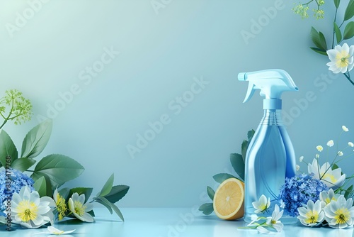Środki czystości z naturalnymi składnikami - świeżość i ekologia photo
