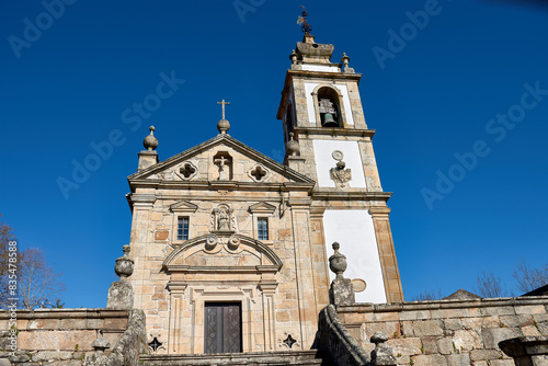 Church of San Félix on the Mouro river route in Portugal photo