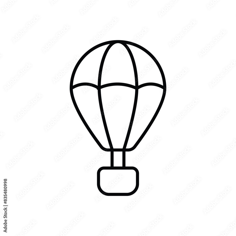 Hot Air Balloon vector icon
