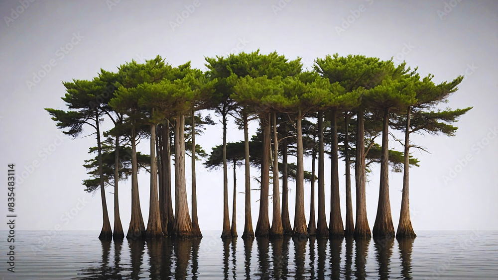 Cyrus Tree Pile of cypress trees that known for their strength and elegance ...