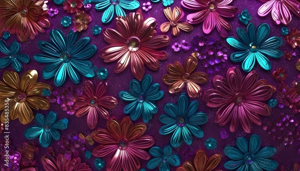 floral arrangement background wallpaper pattern