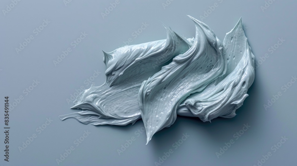A close-up shot of white frosting on a table, suitable for food and dessert-related uses A close-up shot of white frosting on a table, suitable for food and dessert-related uses
