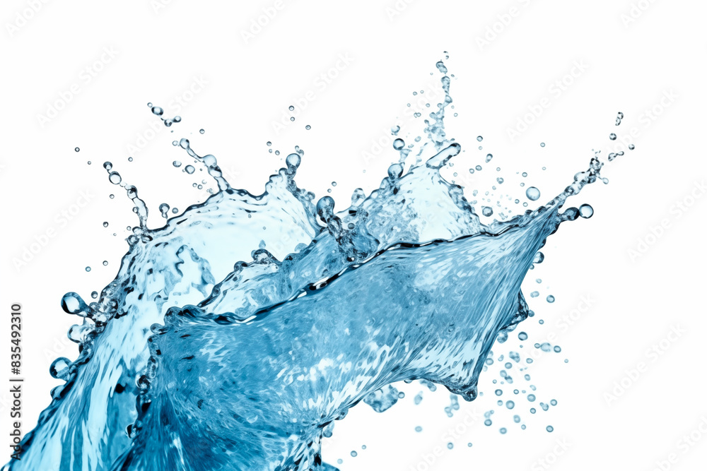 Obraz premium water splash isolated on white background
