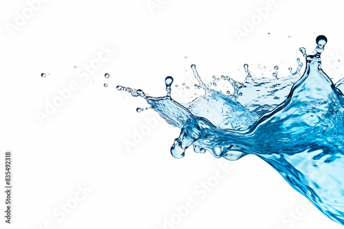 water splash isolated on white background