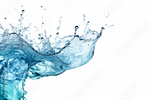 water splash isolated on white background