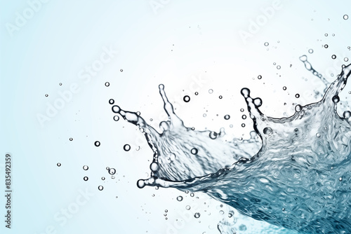 water splash isolated on white background