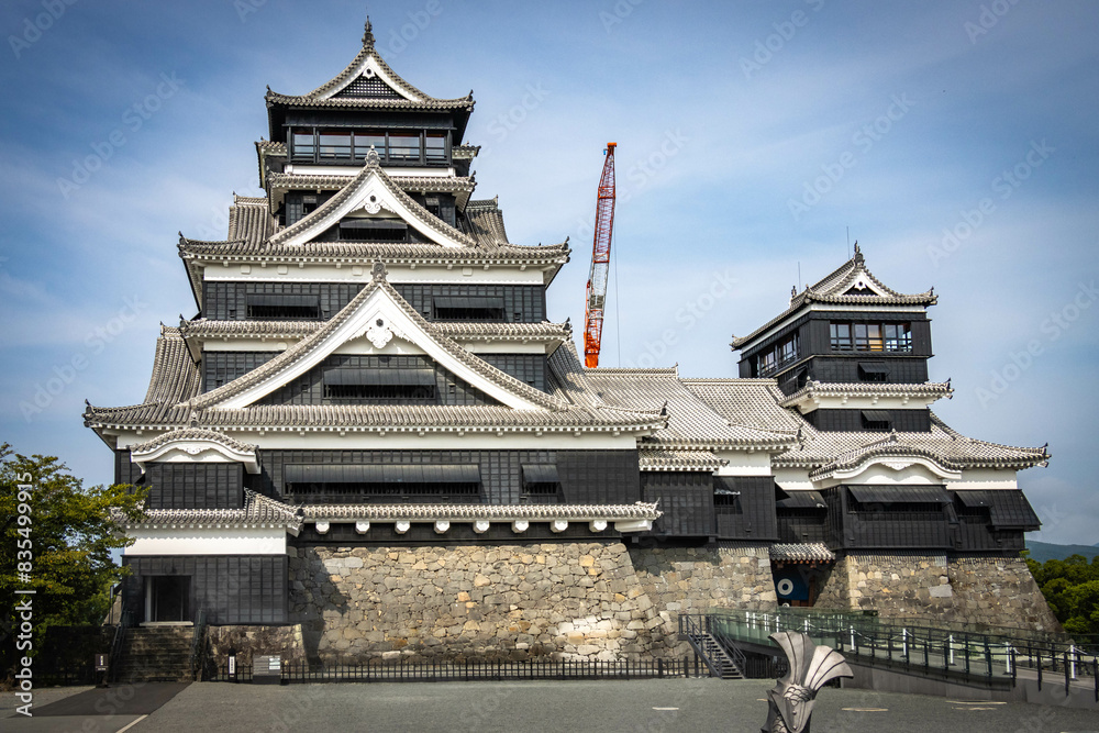 kumamoto castle, newly restored, japanese culture, samurai, kumamoto, japan, asia kumamoto castle, newly restored, japanese culture, samurai, kumamoto, japan, asia
